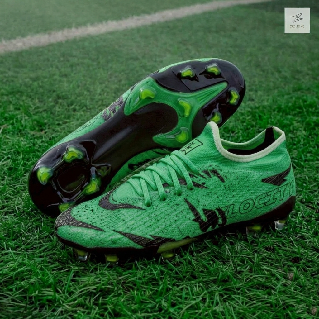 ZNC Velocity Football ล่าสุด 2026 Clear Sole Semi Boots