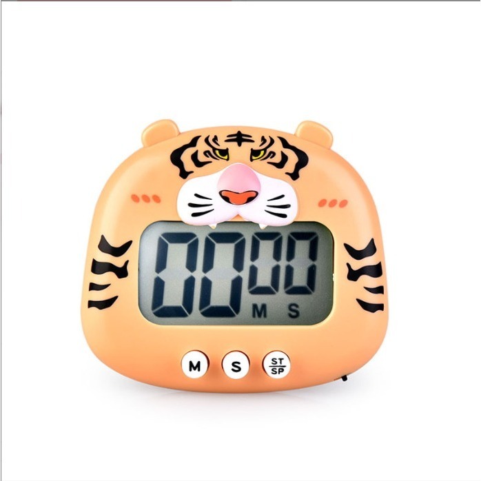 YTB TIMER DIGITAL KITCHEN OVEN TIMER COOKING BAKING น่ารัก MOTIF สีเหลือง TIGER PREMIUM DIGITAL OVEN