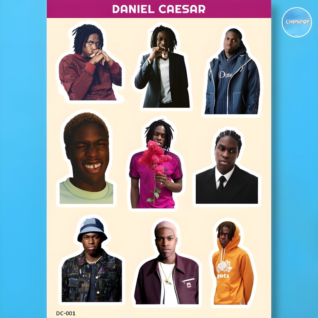 DANIEL CAESAR WESTERN สติ๊กเกอร์ I DANIEL CAESAR I DANIEL CAESAR สติ๊กเกอร์ I WESTERN สติ๊กเกอร์ I W