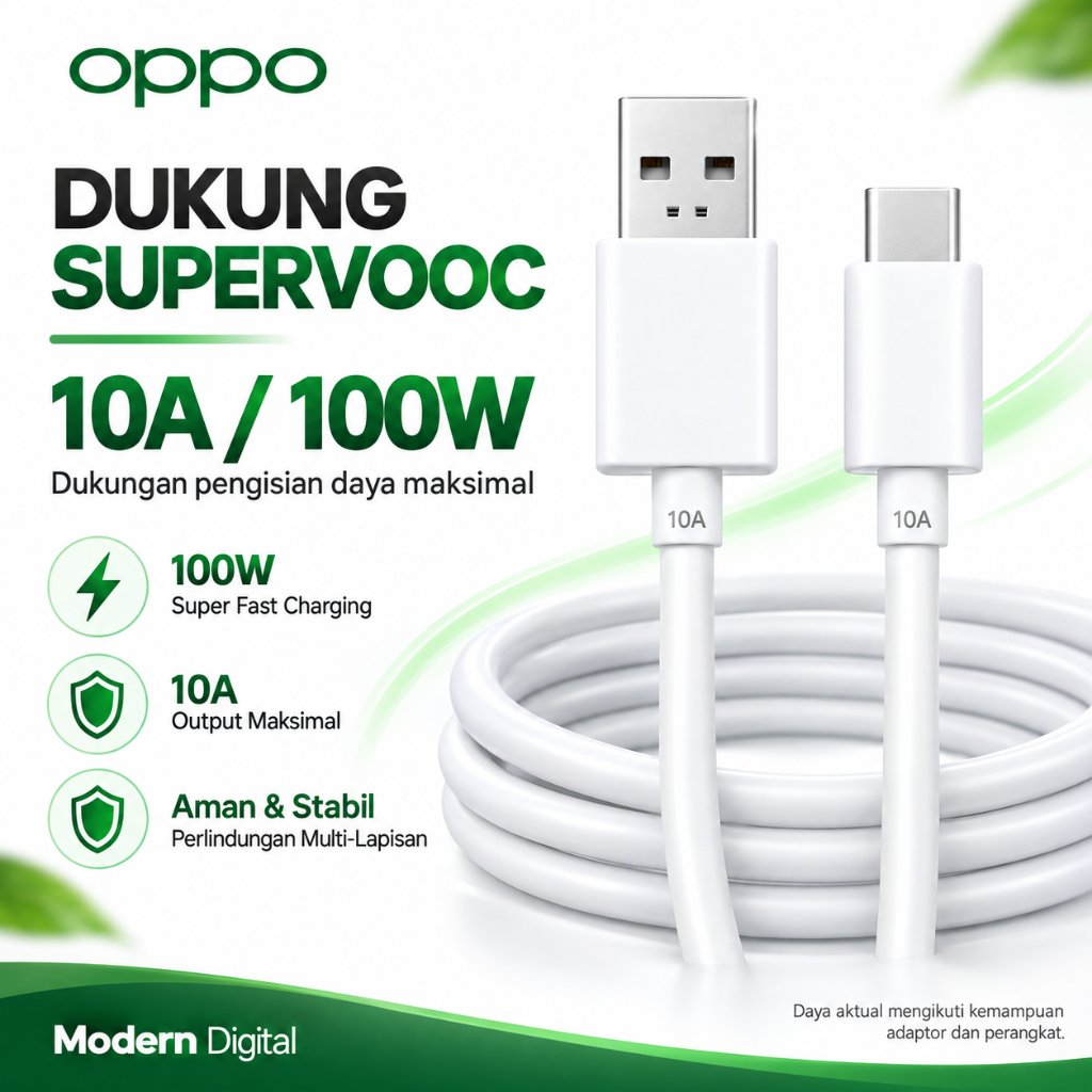 OPPO Type C 10A SuperVOOC ชาร์จเร็ว USB to Type C 1M สายชาร์จ Oppo 10A ดั้งเดิม