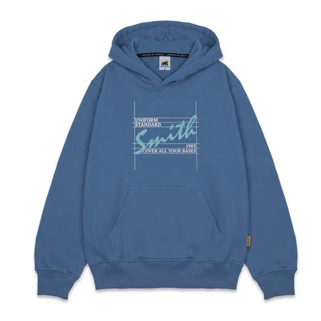 House of Smith Bdg Mens Hoodie Sweater - Baseline Hoodie Ensign Blue