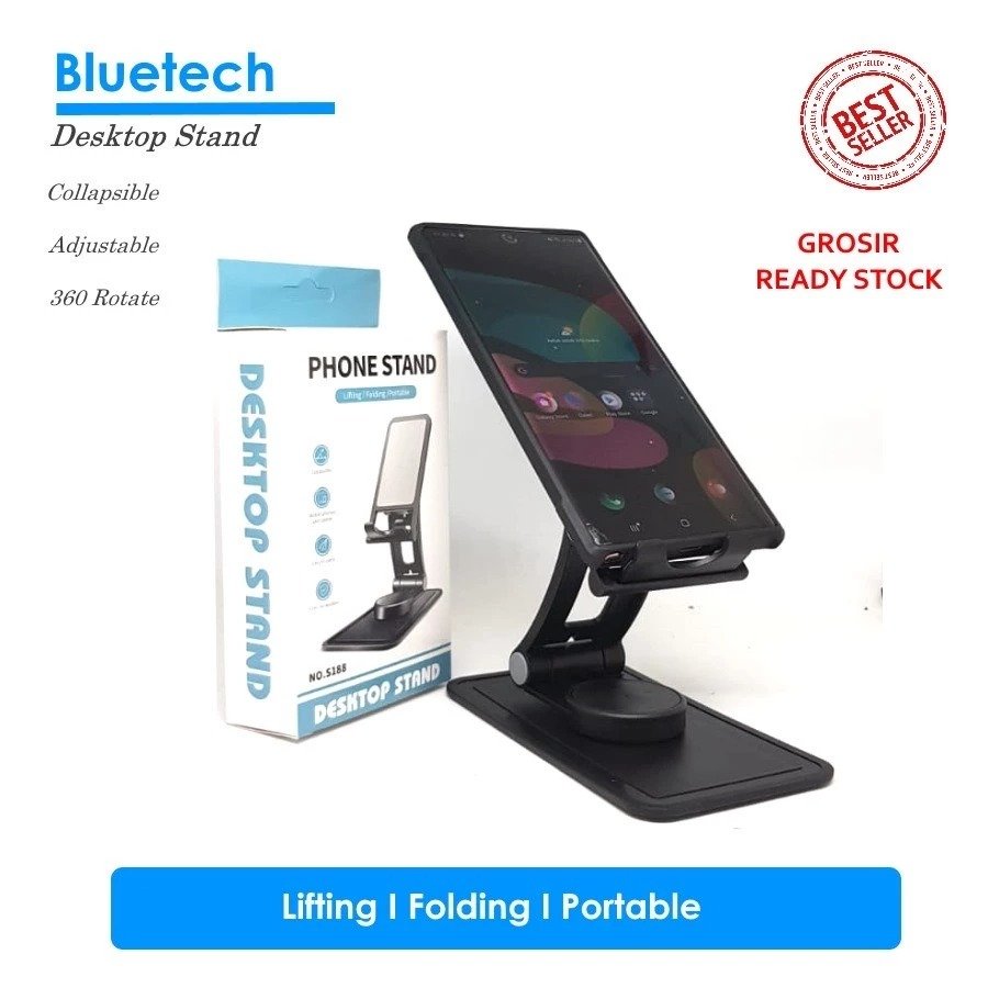 HP BLUETECH ที่วางขาตั้งแบบพกพาอเนกประสงค์ S188 / ที่วางโทรศัพท์บนโต๊ะ / ที่วางโทรศัพท์