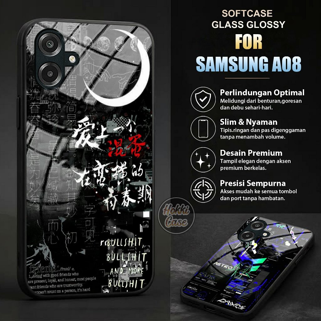 เคส Samsung A08 - เคส Samsung A08 Glass Softcase - เคส Samsung A08 - เคส Samsung A08 - ซิลิโคน Samsu