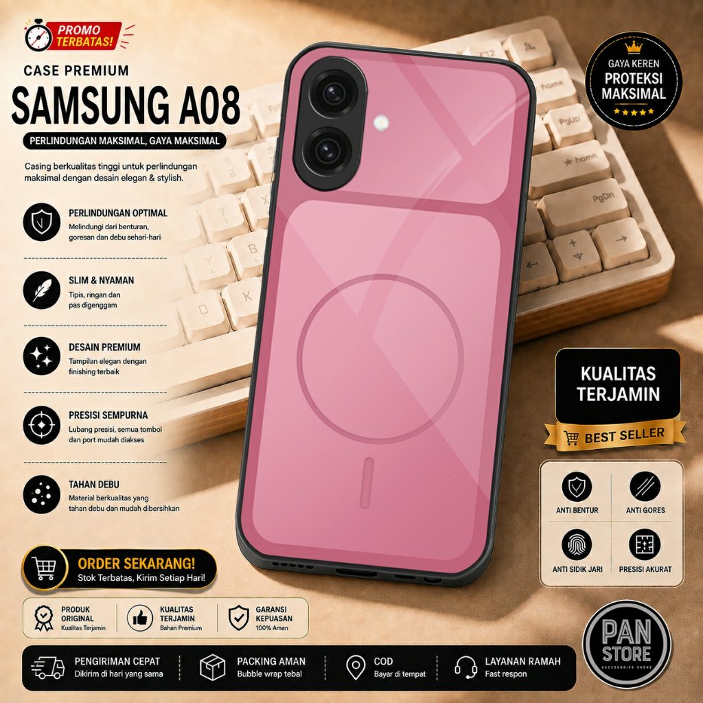 Softcase Glossy Case Samsung A08 ล่าสุด 2026 Case Hp Samsung A08 Case Samsung A07 Casing Samsung A07