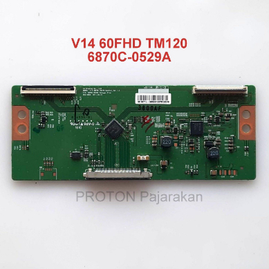 SANYO LAYAR Tikon จอทีวี 60" V14 60FHD TM120 Ver 1.3 6870C-0529A แผง LCD บอร์ดควบคุมเวลา Panasonic T