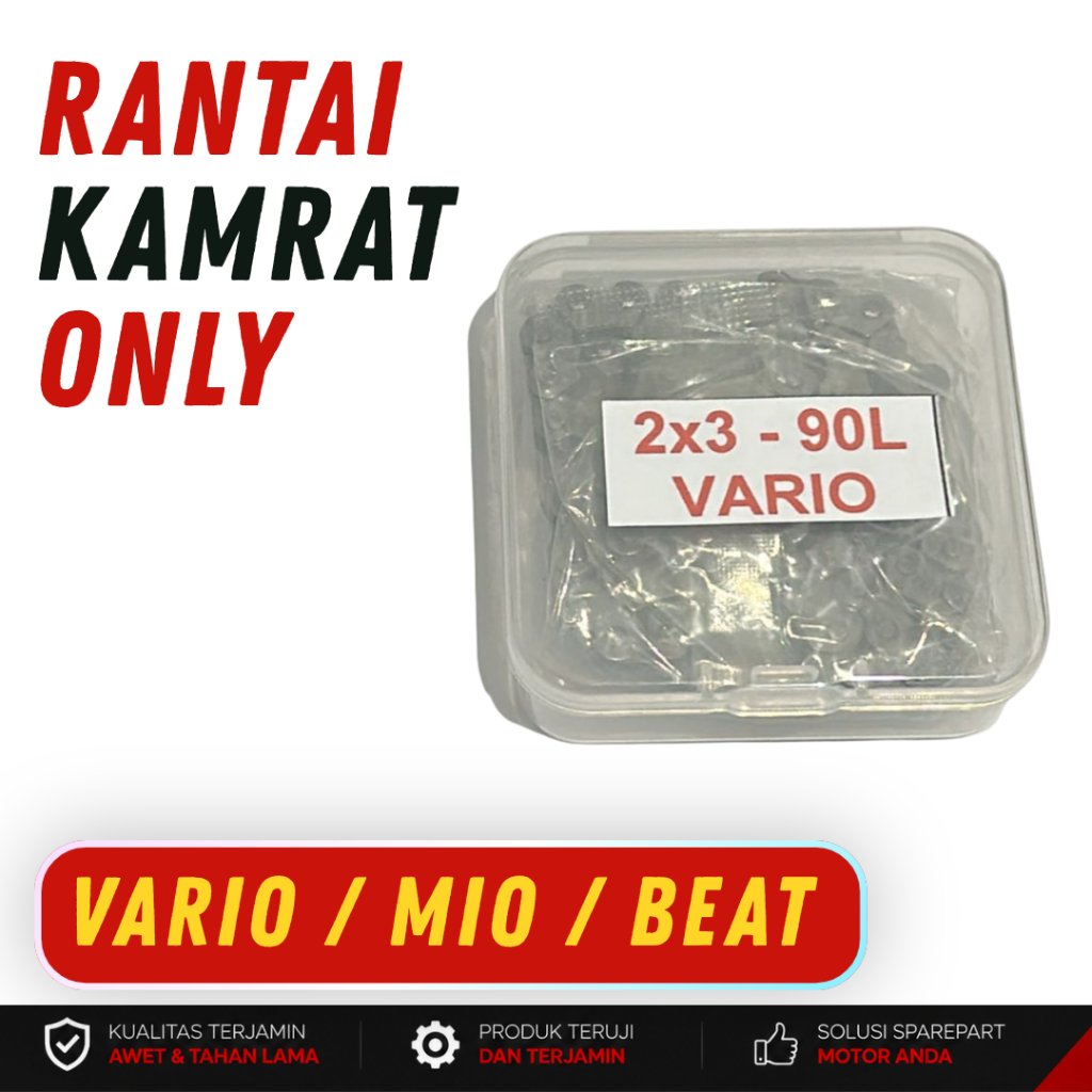 Kamrat / Keteng Chain Vario / Mio / Beat คาร์บูเรเตอร์ 2X3 90L