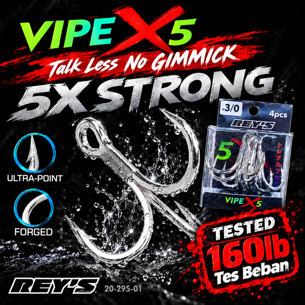ตะขอเสียงแหลม VIPE 5X Ultra-Point 5X STRONG