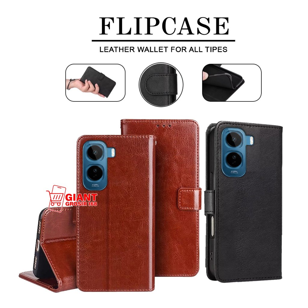 Flipcase Leather Book case สําหรับ Vivo Y500 SBK