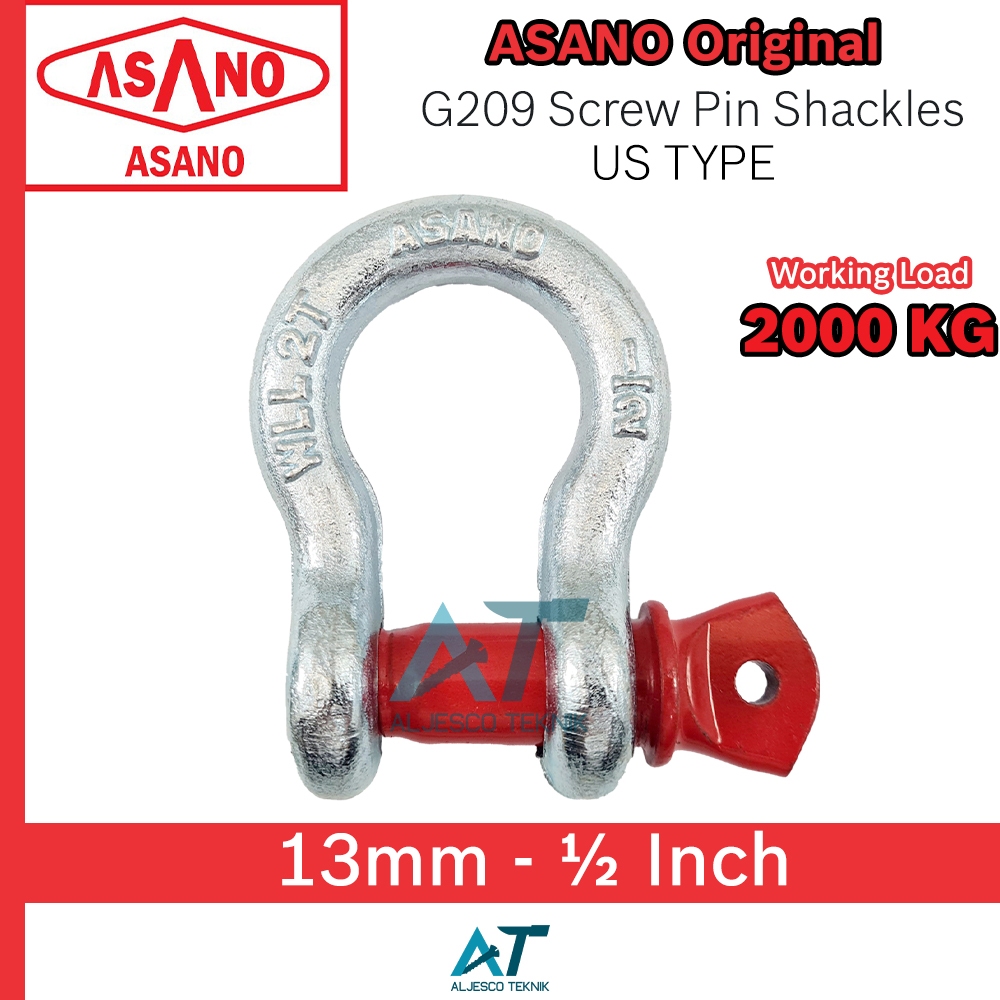 ASANO SEAL OMEGA 13MM 1/2 INCH – G209 SHACKLES