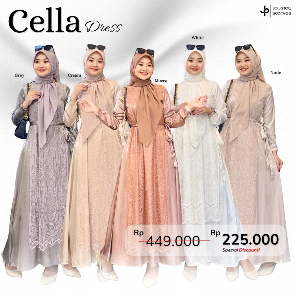 CELLA DRESS ORIGINAL JOURNEY SCARVES