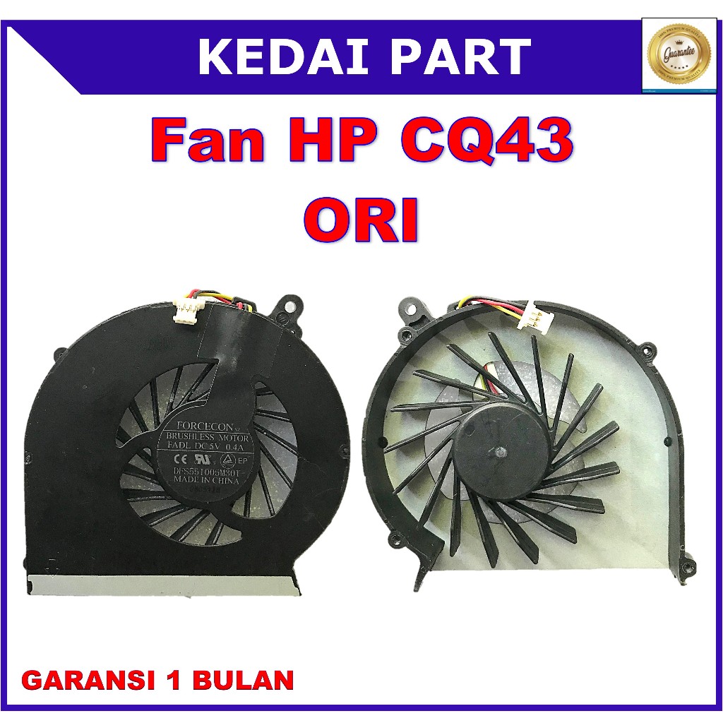HP COMPAQ CQ43 CQ431 CQ57 G43 430 431 พัดลมระบายความร้อน OEM