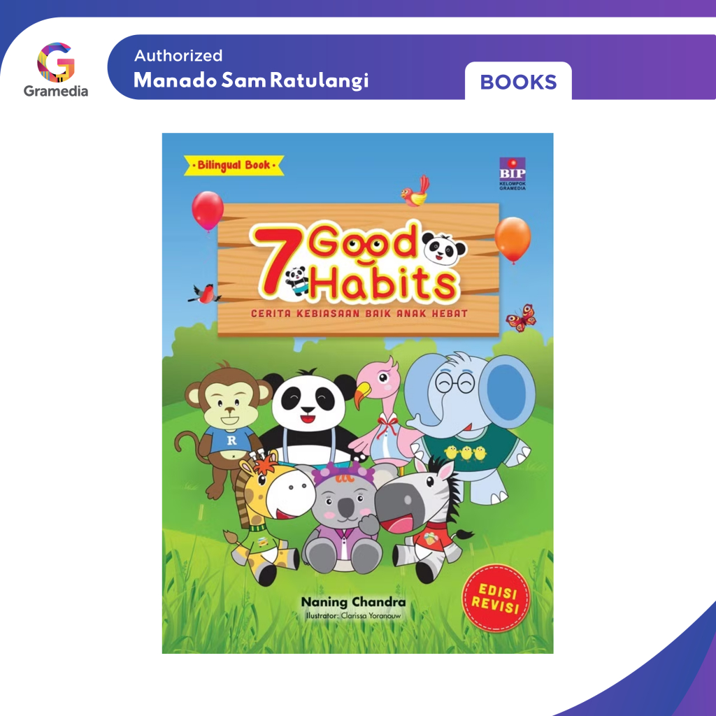 Gramedia Manado-7 Good Habits: The Story of Good Habits for Great Children