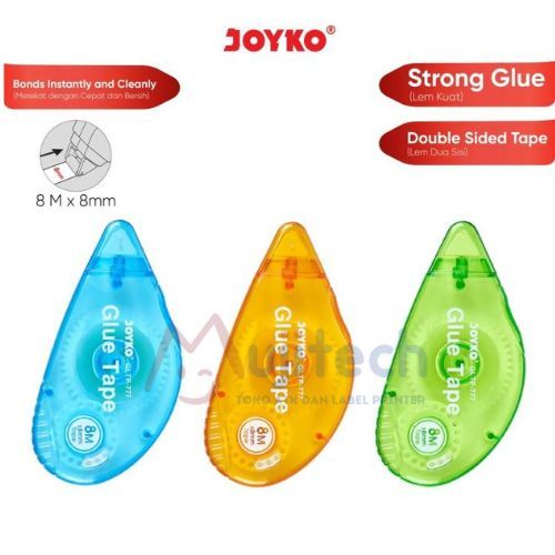 1BOX (12PCS) JOYKO GLUE TAPE DOUBLE SIDE GLUE TAPE DOUBLE SIDE ROLLER GLTP-777