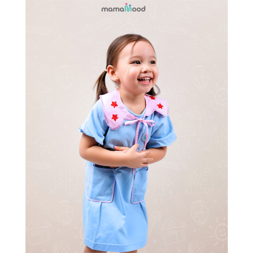 Lullaby Dress/Midi Kids Dress/OEKO-TEX/เดรสเด็กน่ารัก/ (1Y-6Y)