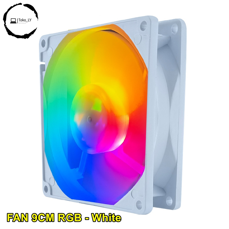 FAN CASING RGB 9CM / FAN COOLER CASE GAMING PC 9CM - RGB