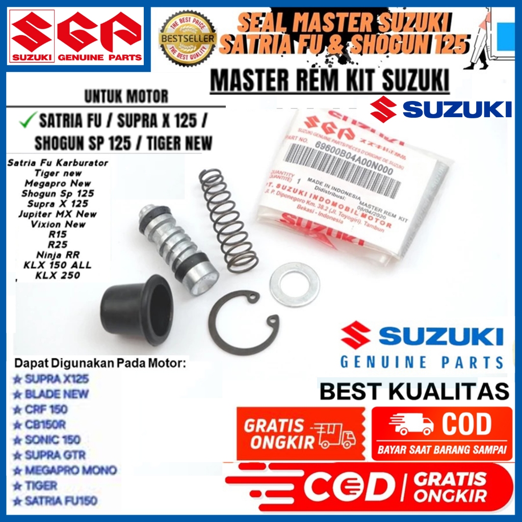 ซีลหลักเบรกด้านหลัง SUZUKI SATRIA FU 150 คาร์บอน 2-STROK GSX SHOGUN 125 SP FL NR RR SKYDRIVE SKYWAVE