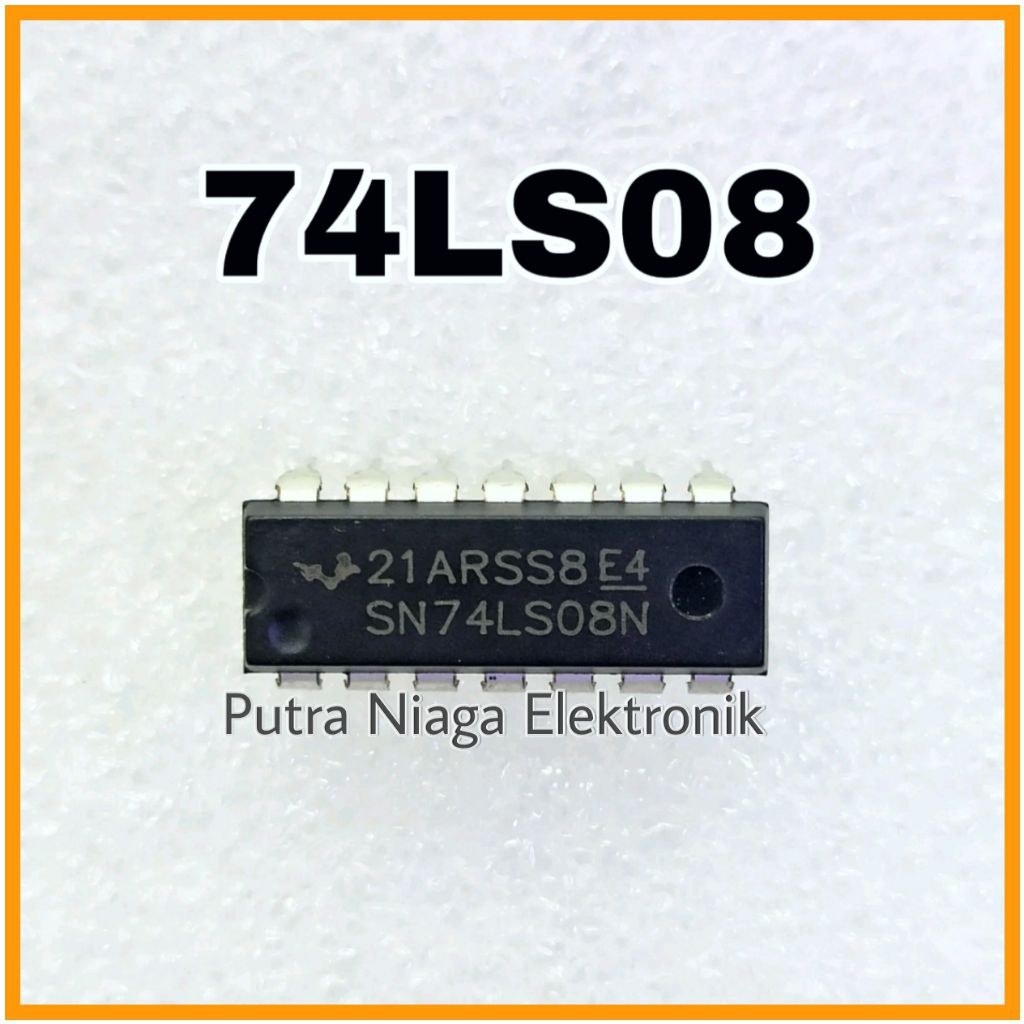 IC 74LS08 DIP 14p Quad AND Gate TTL 7408 / SN74LS08N / HD74LS08P