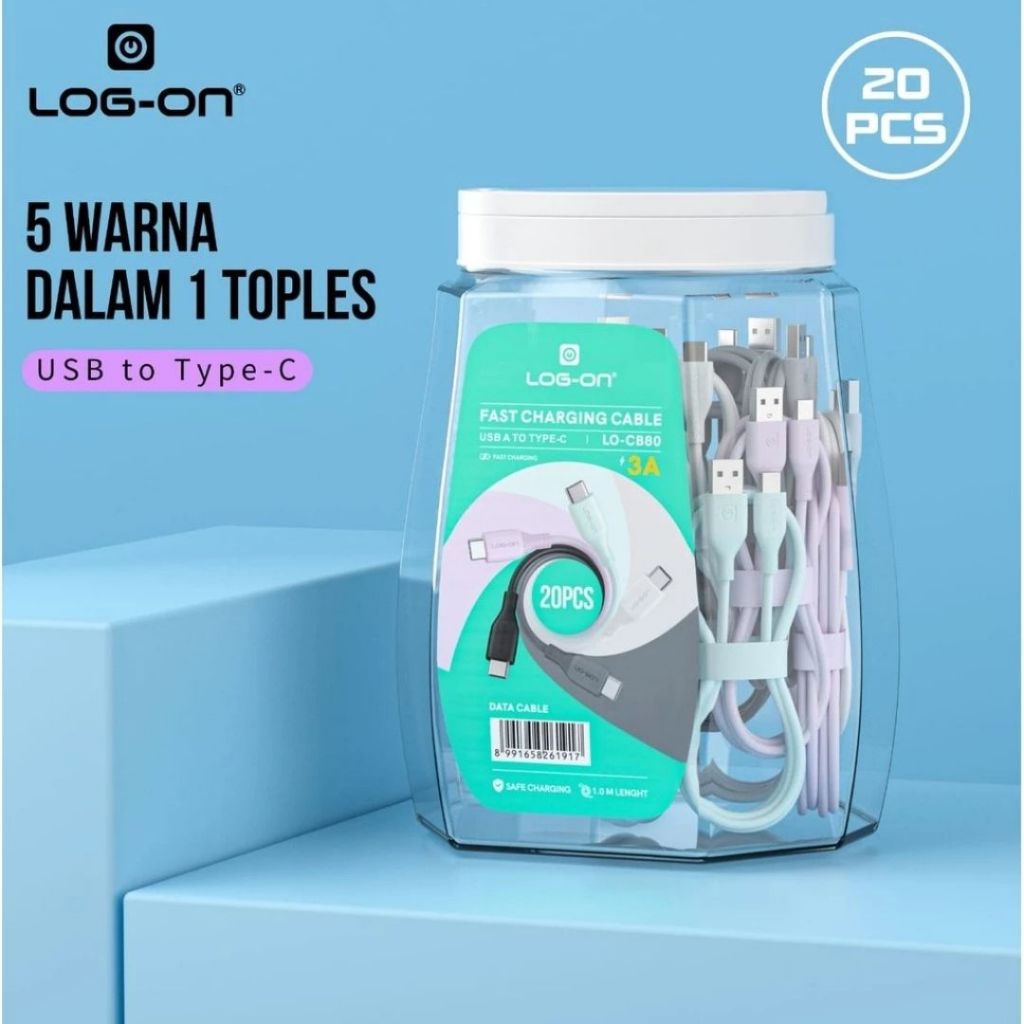 LOG-ON Kbael Data Fast Change 3A 20 ชิ้น