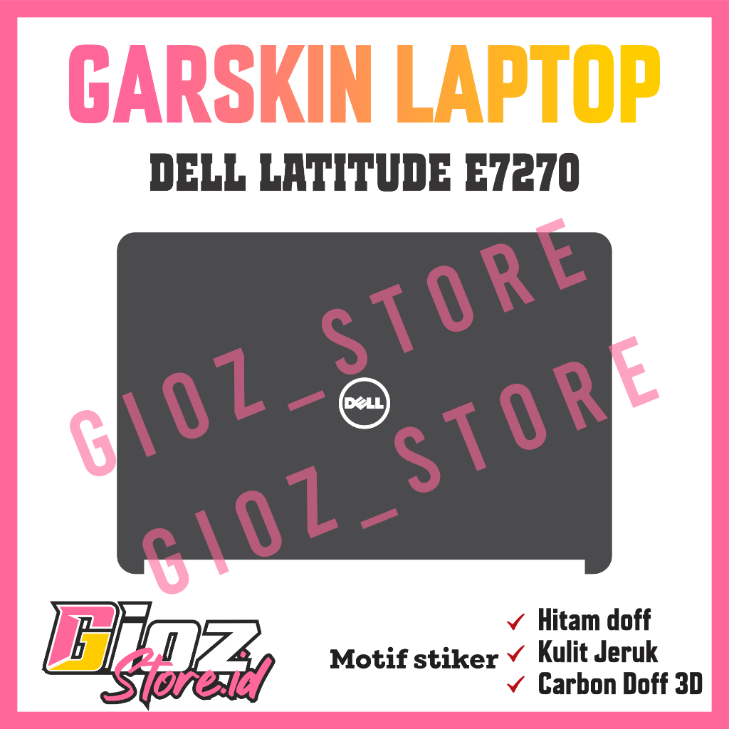 แล็ปท็อป Garskin Dell E7270 Dell Latitude