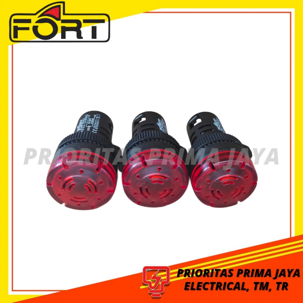 Pilot Lamp Buzzer Led AD22 - 22MSD 220V AC Fort