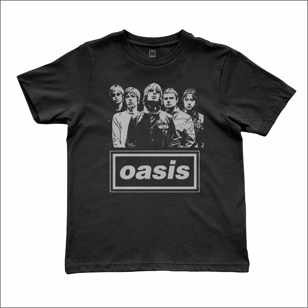 Mens Distro Oasis Band Cotton Comed 24s เสื้อยืดเพลงอังกฤษ