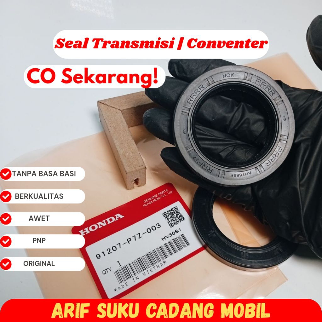 ตัวแปลงซีลเกียร์ Brio Crv Civic Jazz Ge8 Accord Satya City Freed Ge8 Stream | 97207-P7Z-003 44X68X8 