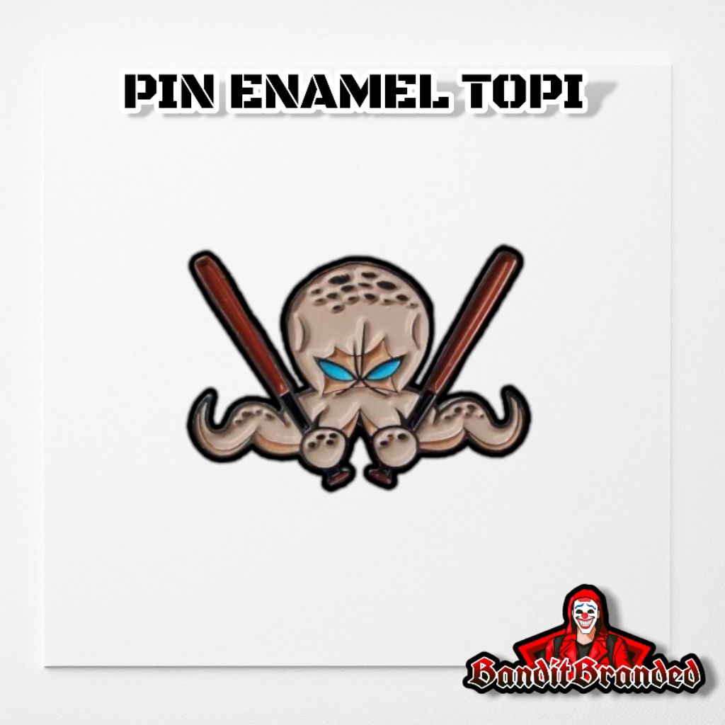 OctoSlugger Donic Hat Pin Cool enamel Octopus Pin