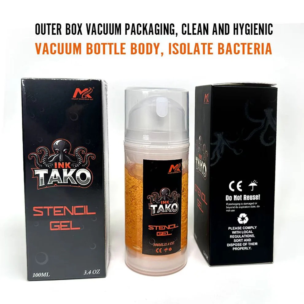Ink Taco Stencil Gel 100ml – Premium Tattoo Stencil Transfer Gel