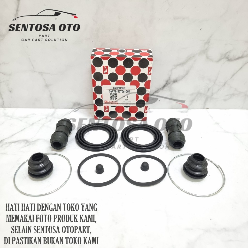ชุดคาลิปเปอร์ดิสก์เบรกหน้ายาง Caliper Zebra S89 Espass S91 S92 Charade G102 Classy Winner P/N 04479-