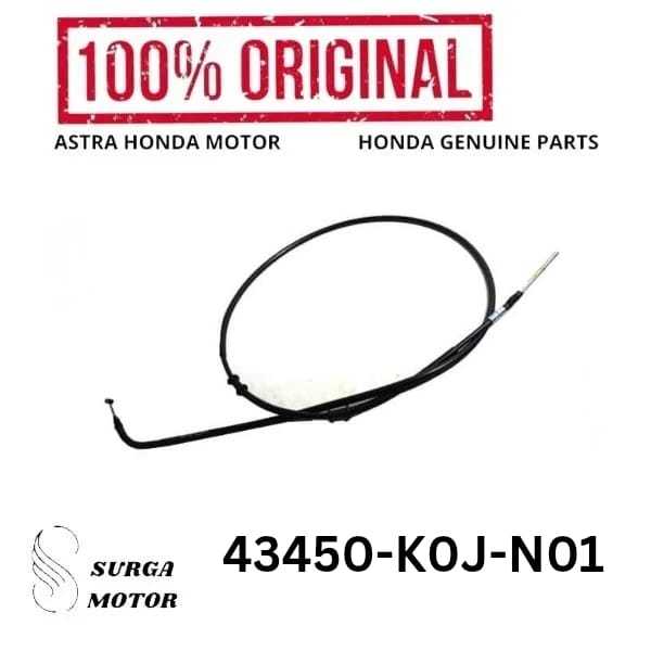 สายเบรคหลังสําหรับHonda Genio Scoopy K2F 2020 2021 2022 2023 2024 43450K0JN01 43450-K0J-N01 สายComp,