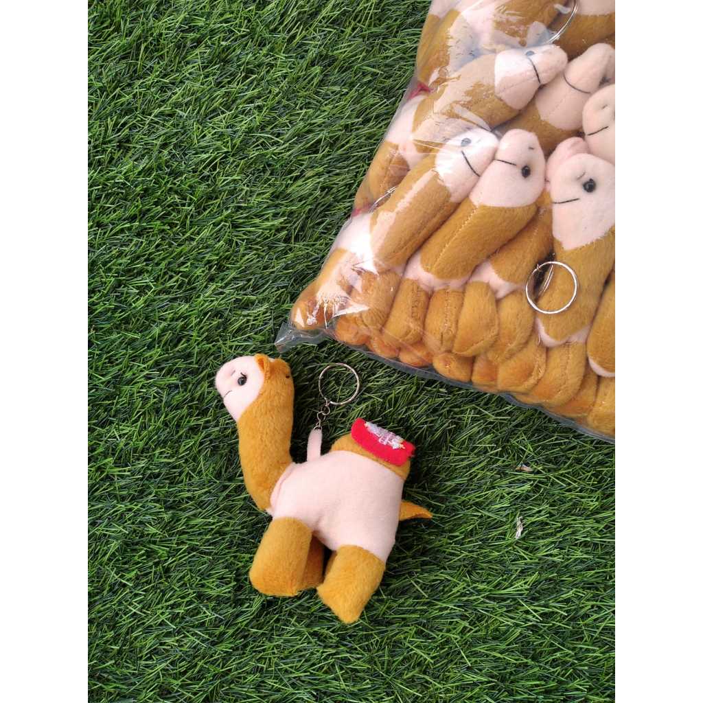 GANTUNGAN Hajj และ Umarh ของขวัญของที่ระลึก: พวงกุญแจตุ๊กตา Camel, Kaaba และกระเป๋าสตางค์ Camel ขายส