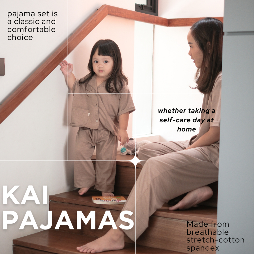 BUNDAALEEFA - AORA KAI PAJAMAS BABY SET - CHILDRENS SLEEPWEAR