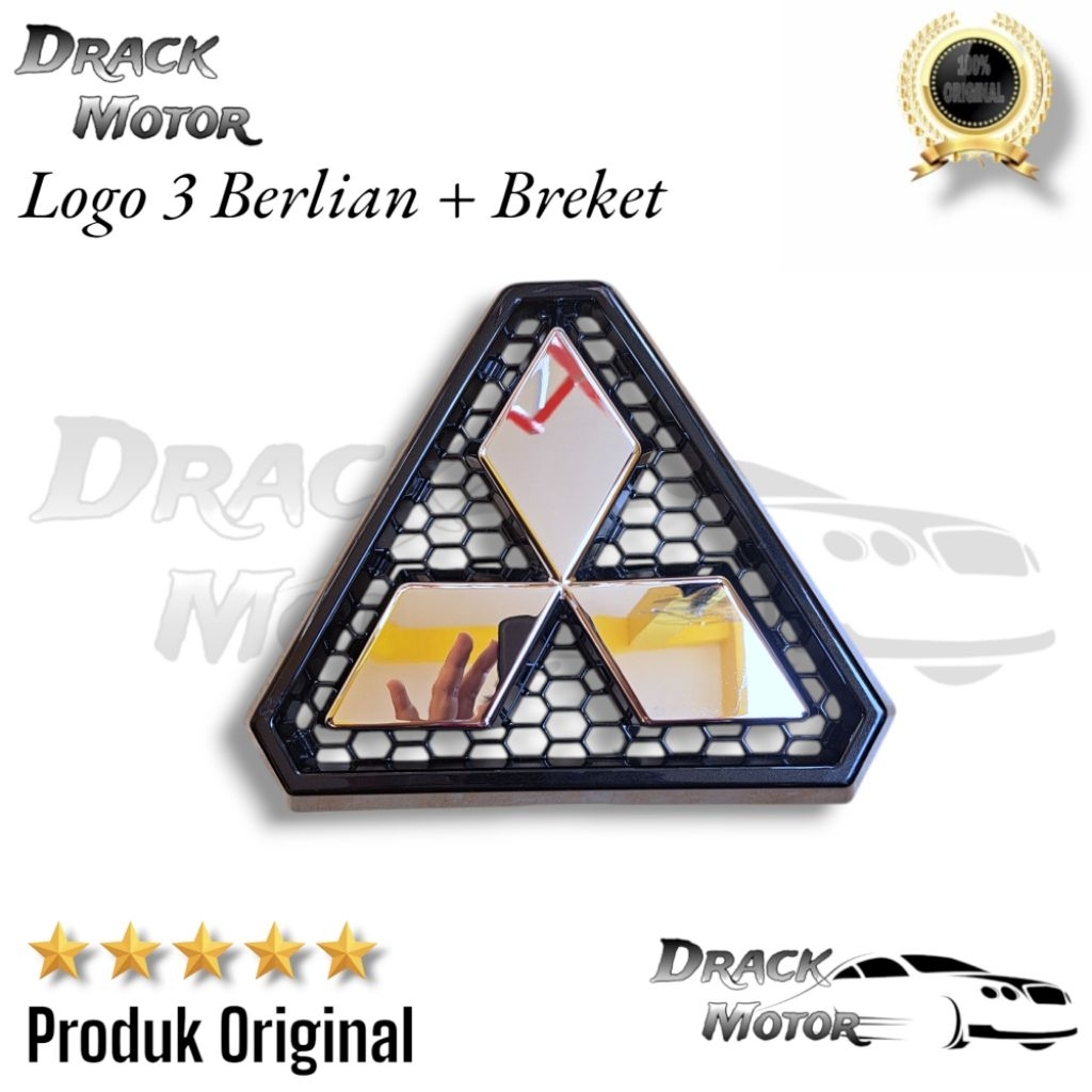 Original Mitsubishi XForce 2023-2025 โลโก้กระจังหน้า // Original Mitsubishi XForce XForce โลโก้ย่างห