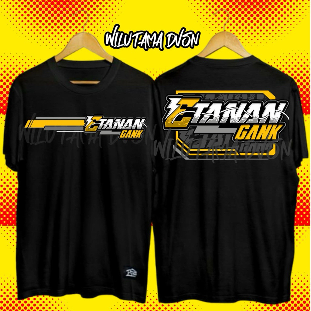 ETANAN GANK ขนาดเล็ก PEMUDA เสื้อยืด Racing Design เสื้อฟรีสติ๊กเกอร์-PEMUDA RT RW ผ้าฝ้าย PE นุ่ม 2