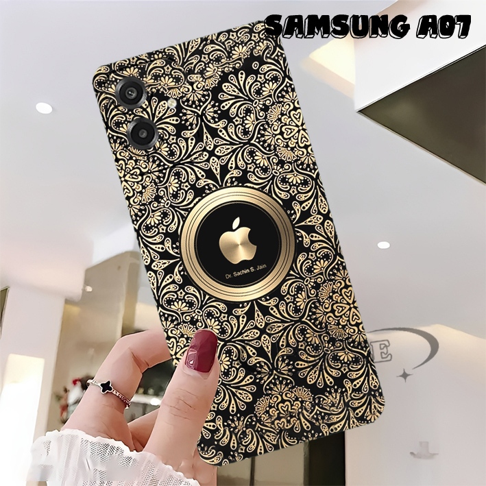 [LCR60]Bumper tpu Samsung A07 A17 A16 A15 A14 A13 A12 A11 Casing Flex Procamera Motif โลโก้ iph0ne เ