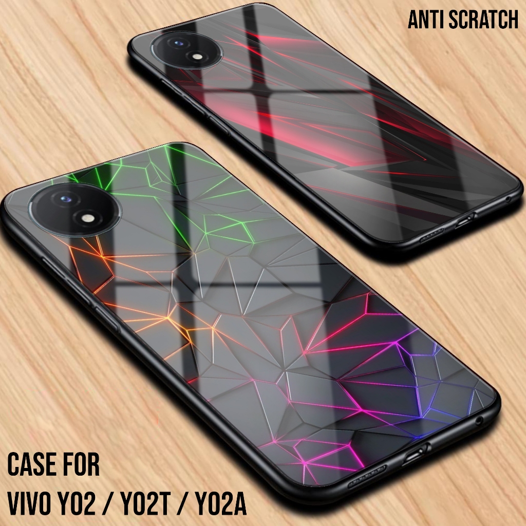 Softcase Vivo Y02 / Y02T / Y02A Softcase Glitter Vivo Y02 / Y02T / Y02A Case Casing Vivo Y02A / Y02T