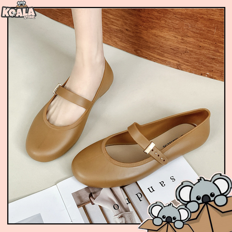 แฟชั่นสตรีสายคล้องคอ Flatshoes รองเท้าบัลเล่ต์ KoalaStore SPT-103