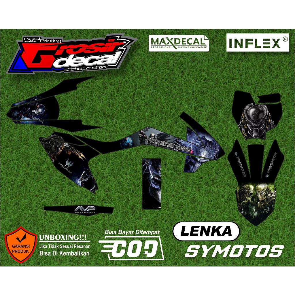 Striping List Sticker Mini Trail LNKA 125cc / RFZ 125cc / SYMOTO 110cc Full body free Request