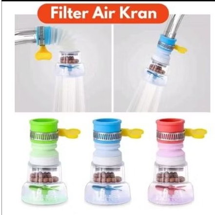 | FLEXIBLE Faucet Connection Anti-Splash Shower Water Filter Faucet Filter / 4 STONE 6 LAYER FILTER 