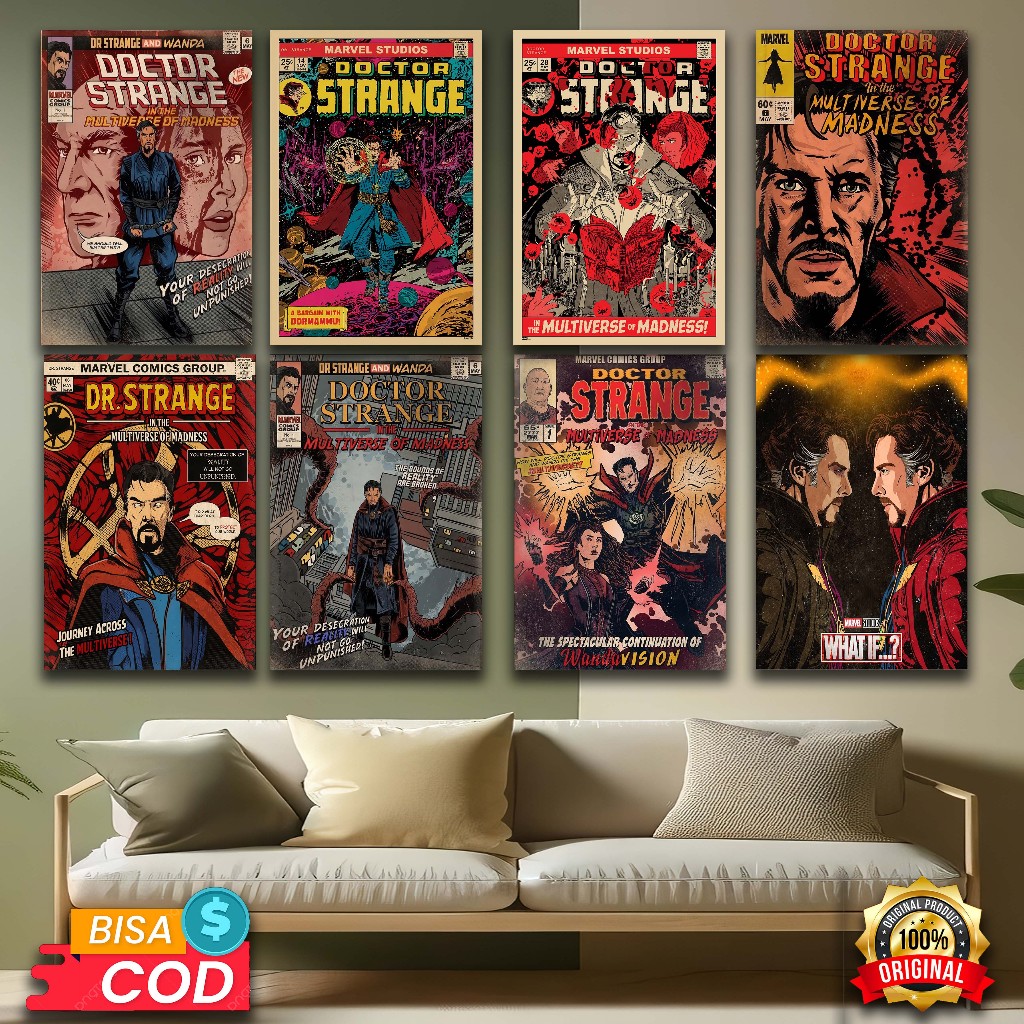 DS15-Room wall Decorative retro Wood Poster Dr Starnge vintage - Display | โปยูโปยู.id