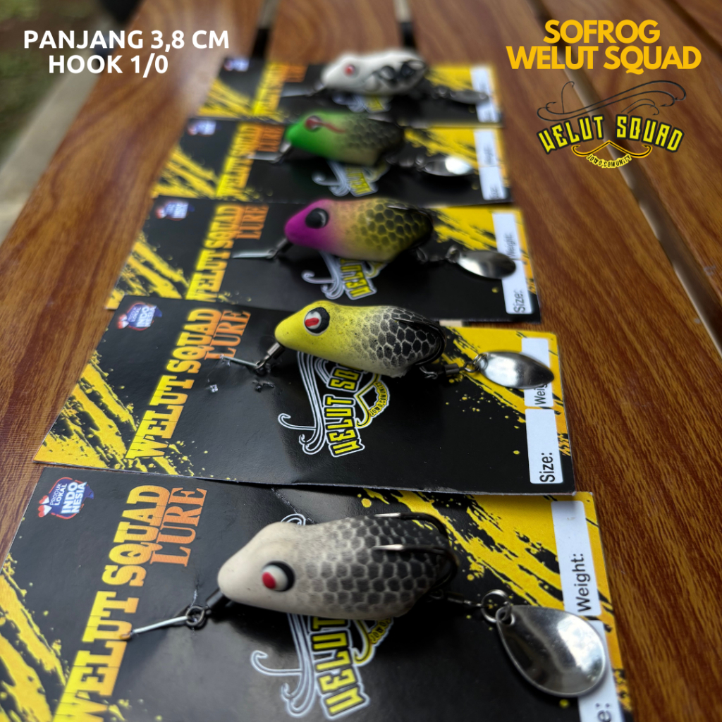 SOFROG WELUT SQUAD 3.8CM HOOK 1/0 ANTI-BONCOS