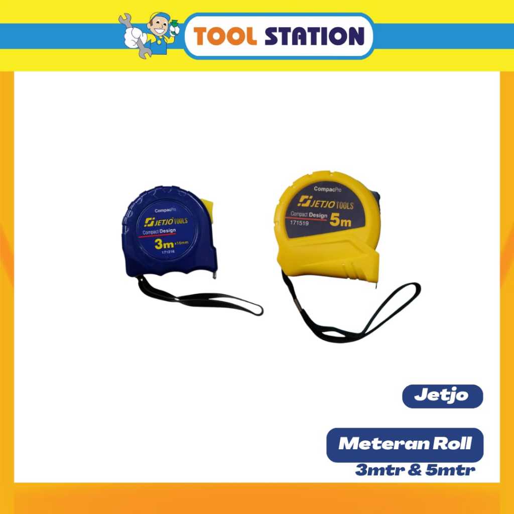 JETJO METERAN ม้วนขนาด 3M X 16MM และ 5M X19MM