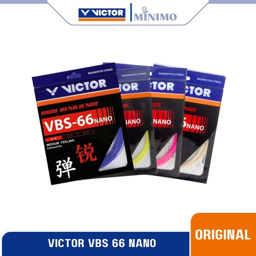 สายไม้แบดมินตัน Victor VBS 66/ VBS 66 Nano ของแท้ 100%