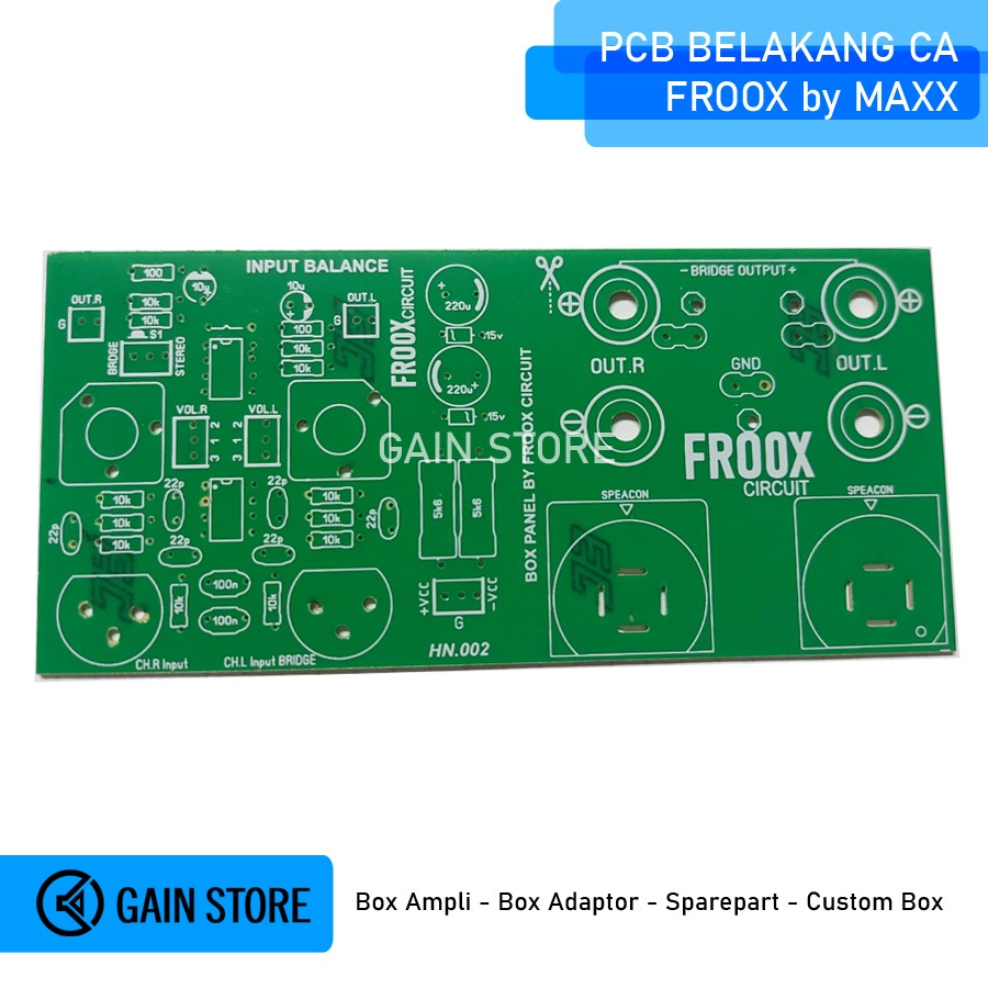 PCB Input Balance แผงหลังกล่อง PANEL CA 20