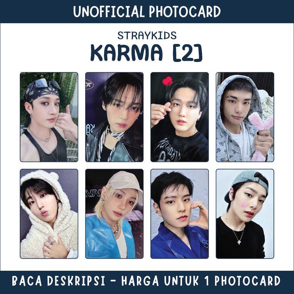 [UNOFFICIAL PHOTOCARD] STRAYKIDS - KARMA [2]