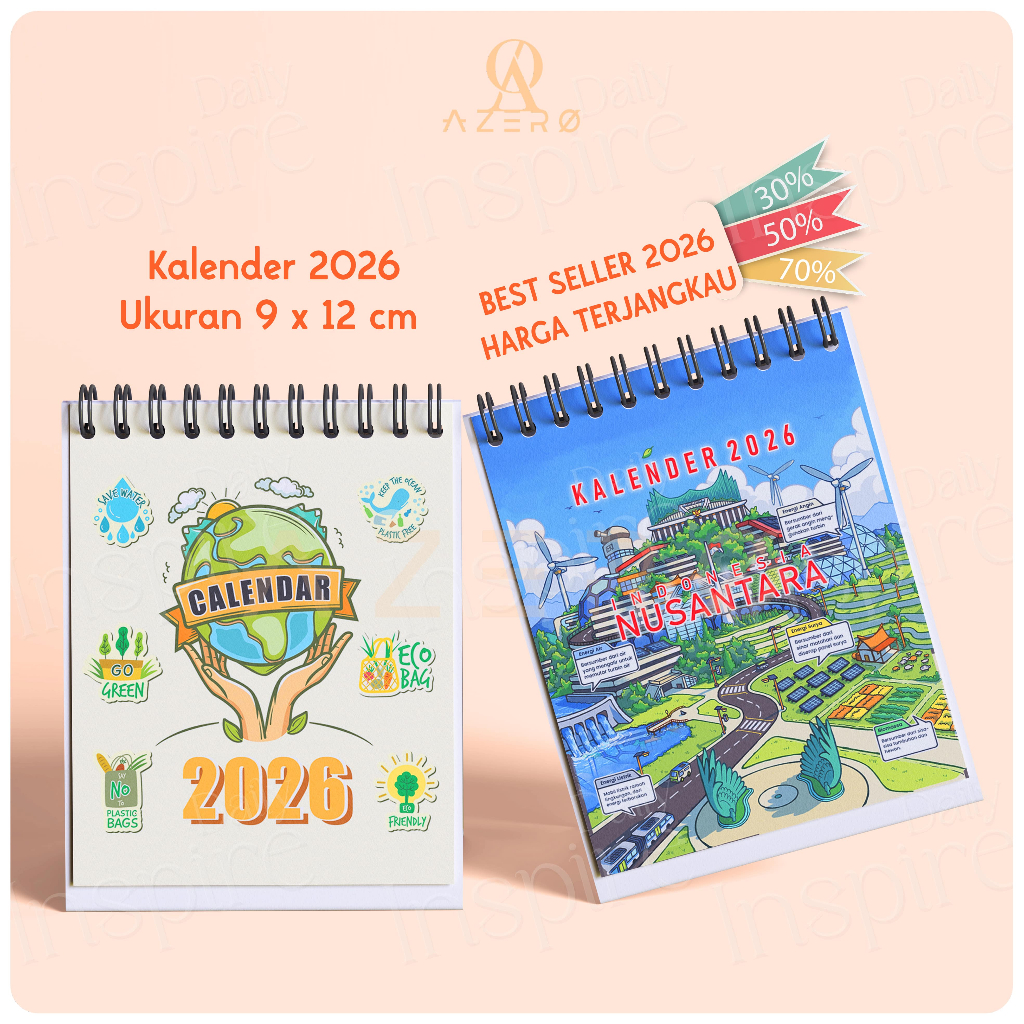 CALENDAR 2026 / AESTHETIC 2026 CALENDAR / MINI SIZE 2026 DESK CALENDAR / 2026 CALENDAR