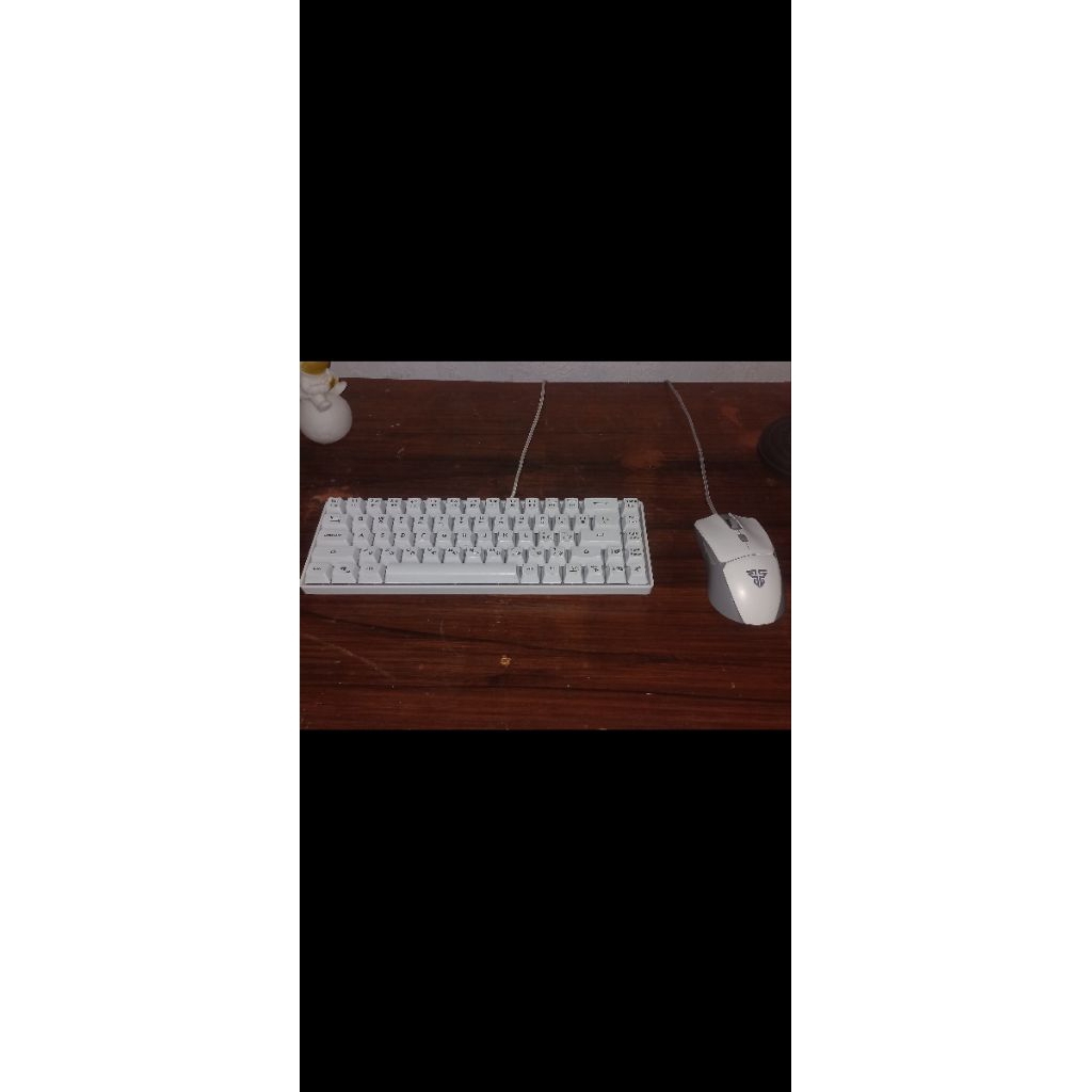 คีย์บอร์ดไฟรบ Rexus k58 เมาส์ fantech crypto vx7
