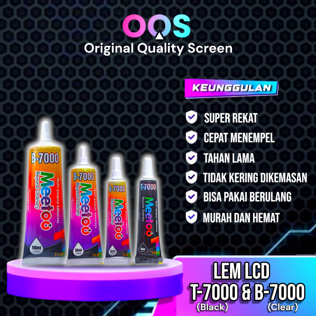 ZHANLIDA / MEETOO T-7000 LCD GLUE (สีดํา) / B-7000 (CLEAR) / T7000 GLUE (สีดํา) / B7000 (CLEAR)