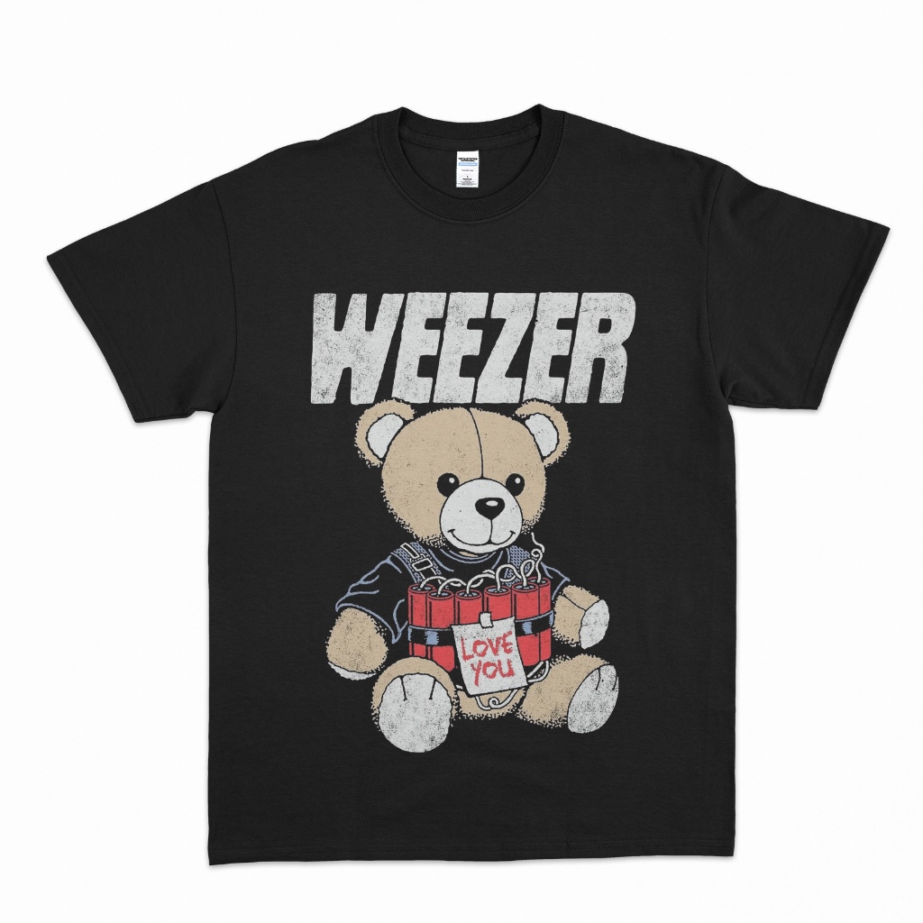 เสื้อยืด WEEZER BAND - เสื้อยืด TEDDY BEAR / BAND