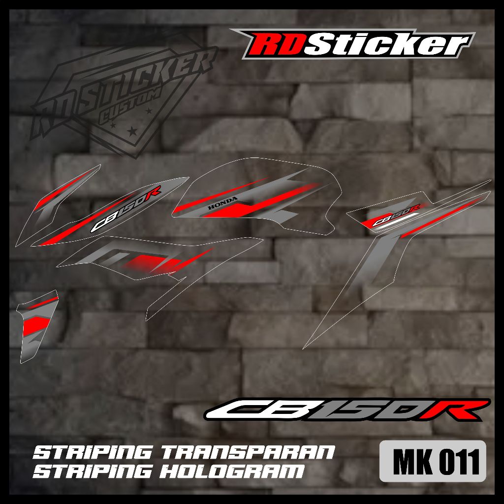 แถบ CB150R. สติ๊กเกอร์ CB150R VARIATION